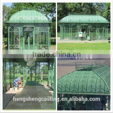 2017 New Design Trade Assurance Galvanized Steel Frame Garden Greenhouse / Glass Victorian Greenhouse for Sale photo-5