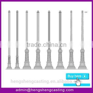China Hot Sell Outdoor Antique Double Arm Street Light Pole photo-3