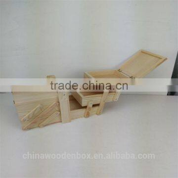 Mini Customize Folding Wooden Sewing Box for Sale photo-2