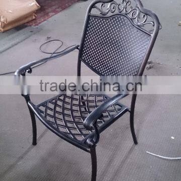 cast aluminum dinning chair