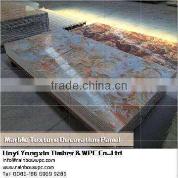 055 Interior Decorative Marble Texture Waterproof Pvc Bathroom Wall Panels photo-6