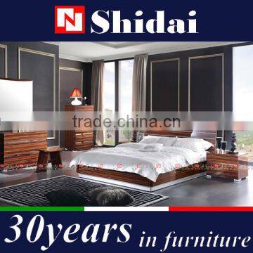 modern bed design 2013 / modern bedroom / modern wood double bed designs B92