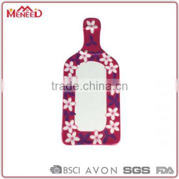 New Design Bottle Shaped Lighweight Melamine Fruit Bread Kitchen Cutting Mats