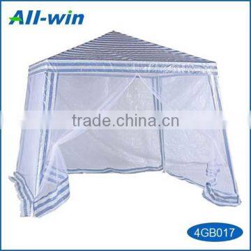 2.4x2.4m cheap outdoor sided mesh gazebo/tent