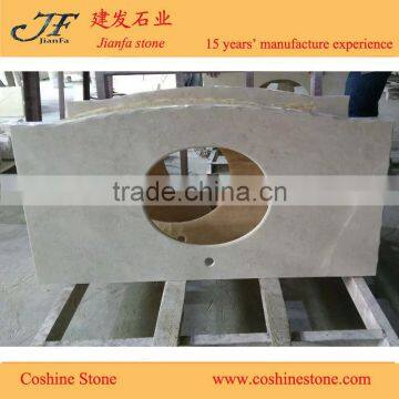 Turkish beige marble Ottoman Beige Marble Vanity tops