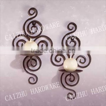 2016 China cheap wrought iron metal candle holder for wholesale