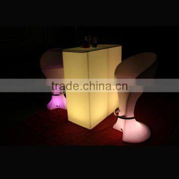 Remote control LED Square Bar Table with color changing