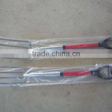 stainless steel gardening fork