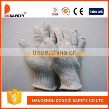 DDSAFETY Fiberglass Protective Glove White Stainless Steel Blend Cut Resistant Safety Gloves