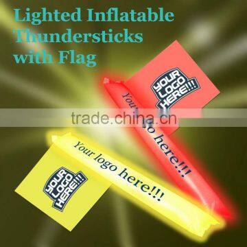 Lighted Thundersticks with Flag for Promotional Events