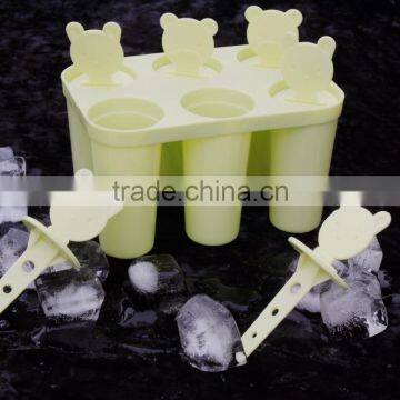6 Cavities Hot Sell Food Grade Plastic Ice Cream Maker Mold photo-4