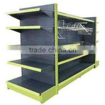 good quality double side supermarket rack