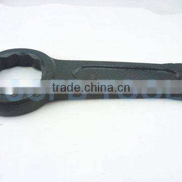 100mm DIN7444 Ring Slogging Spanner (10~185mm) 45# Carbon Steel 40Cr Hammer Striking Box Wrench photo-2