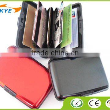 Hot selling aluminum business credit card holder aluminum wallet AK1004