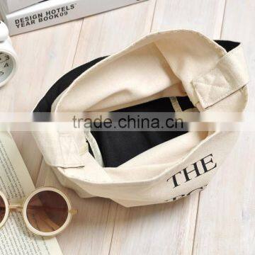 Promotional Cotton Canvas Large Capacity Shopping Tote Bag With Single Handle,Customized Silkscreen Printing Logo Tote Bag photo-5