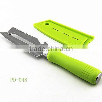 Multi Purpose Stainless Steel Vegetable Peeler With Cover PD-048 photo-2
