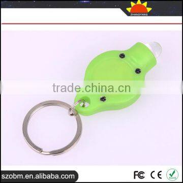 Plastic 40000mcd Mini LED Flashlight Keychain For Souvenirs And Gifts photo-4