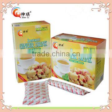 Wholesale 18g, 9g, 6g honey instant Ginger Tea in slimming tea granular factory