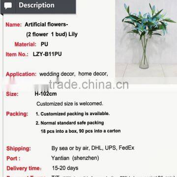 Christmas Wreath Artificial Flower Wholesale Lily for Christmas photo-2