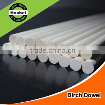 Birch Round Wooden Sticks for Models