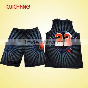 2014 Cool-dry Sublimated Training Basketball Jersey for OEM Service