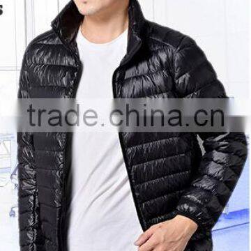 2016 Manufacturer Plus Size Hot Sales Economic Folding Ultralight Down Jacket for Man photo-3
