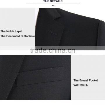 2016 Latest Design Mens Business Suit Dark Navy Suits photo-5