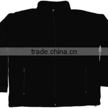 Hight Quantity Mens Polar Fleece Black Jacket