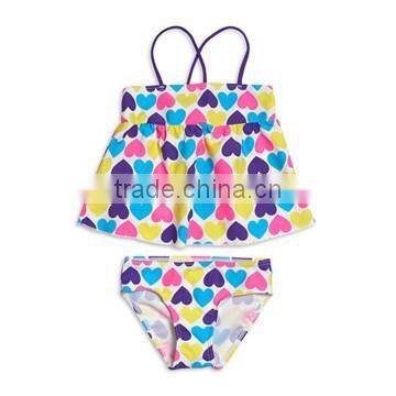 Top Selling Bright Green Baby Girl Swim Suits Swimwear
