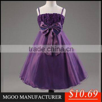 MGOO Imported Elegant Purple Girl Dress Teenagers Girl Dress Rose Formal Wear Fancy Dresses MGT015-7