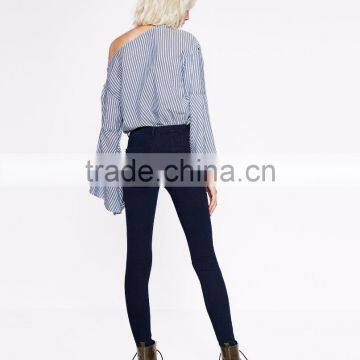 2016 Custom Fashion Apparel Young Girl Plain Dark Blue Summer Sexy Women Jeans Shorts Short Pants Half Pants Cotton Girls photo-4