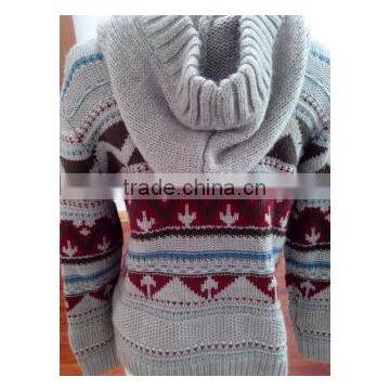 Pattern Knitted Coat&Wool Coat&Winter Clothes For Lady photo-6