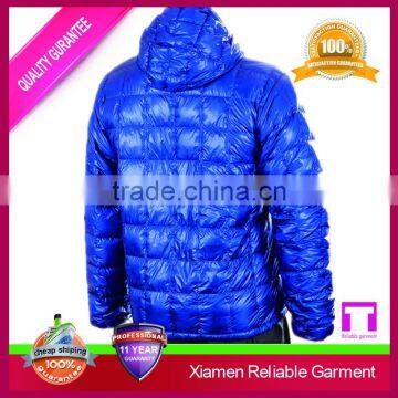 Blue Colour Motorcycle Varsity Sex Down Jacket photo-2