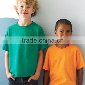 Fashion Custom Blank Round Neck Kids Short Sleeve Wholesale Trendy China Kids Clothing Supplier photo-2
