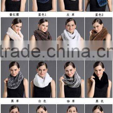 Lovely Fur Boa Raccoon Fur Scarf for Winter Rabbit Winter Scarf photo-2