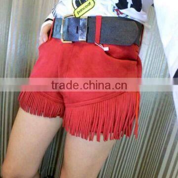 EY0073L Women Fashion Tassel Leisure Short Leggings Winter 2015