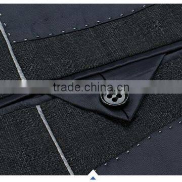 Juqian Italian Latest Trendy Suits Brands Black Man Fashion Business Suit for Men photo-4