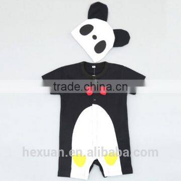 New Arrival Wholesale 100% Cotton Plain Color Baby Romper Short Sleeve Baby Summer Rompers photo-6