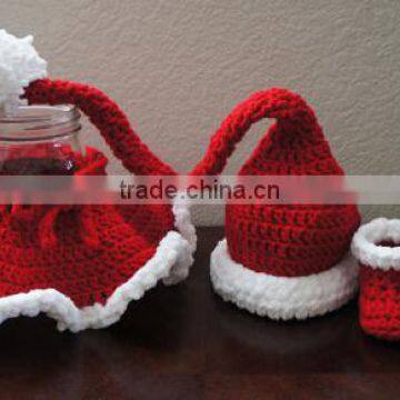 Christmas Baby Santa Hat and Booties photo-6