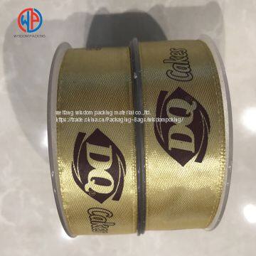Custom 100% Polyester Decorative Wholesale Printed Satin Ribbon photo-2