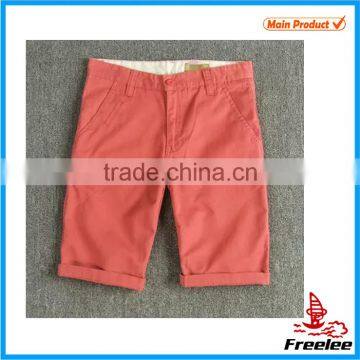 2015 Boys casual shorts, washed chino shorts