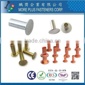 Taiwan Stainless Steel Mild Mushroom Truss Black Zinc Plated Semi Tubular Rivet photo-3