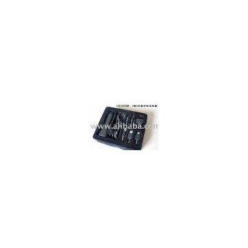 Automobile battery charger handset
