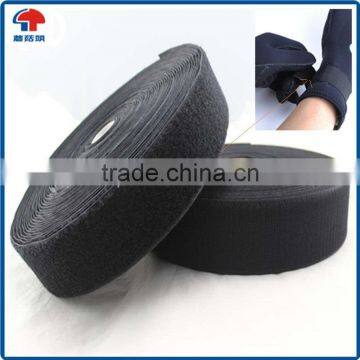 High-frequency Heat-weldable Hook and Loop Tape in 1 Inch Wide Color Black photo-3