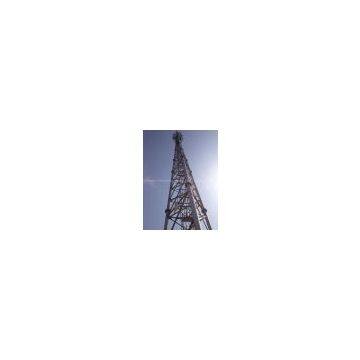 free standing steel lattice tower