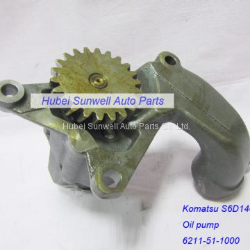 Komatsu SA6D140 engine lubricating oil pump 6211-32-2130