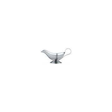 stainless steel gravy boat, sauce boat