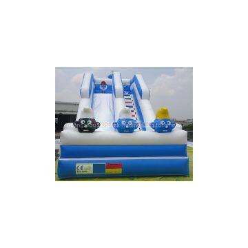 SL-1475 Largest White N Blue Inflatable Combo Slide photo-2