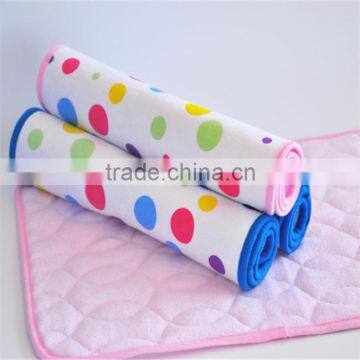 Soft Breathable Portable Travel Waterproof Bamboo Baby Changing Pad/changeing mat