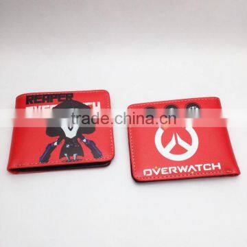 High Quality New Products Overwatch Reaper Cartoon Purse Wholesale Hot Anime Wallet